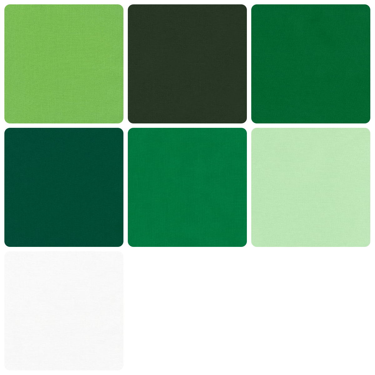 Preview of Gift Bow Block Kit - Green - Kona Cotton