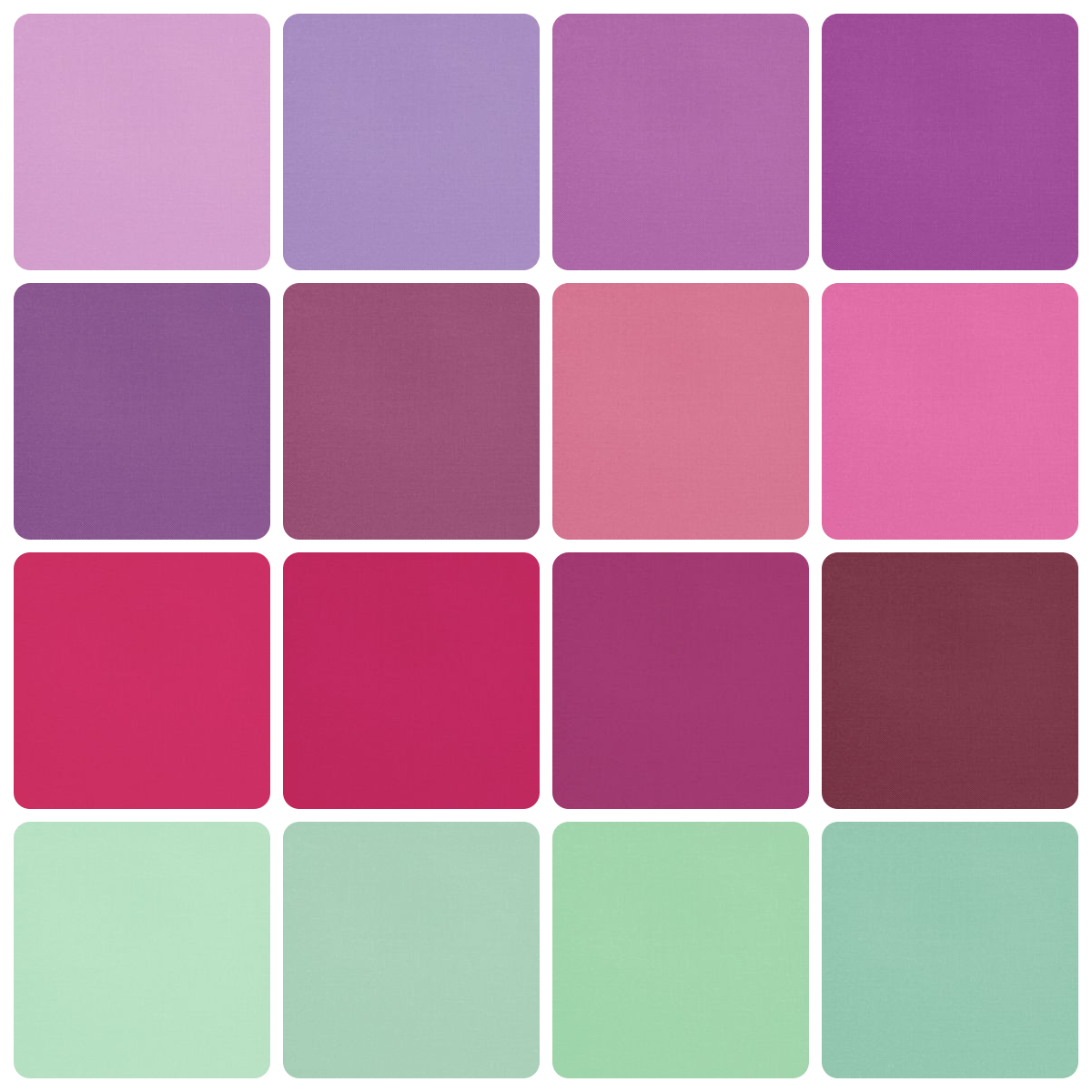 Preview of Violet - green - gradient - Confetti Cotton - 24 FQ